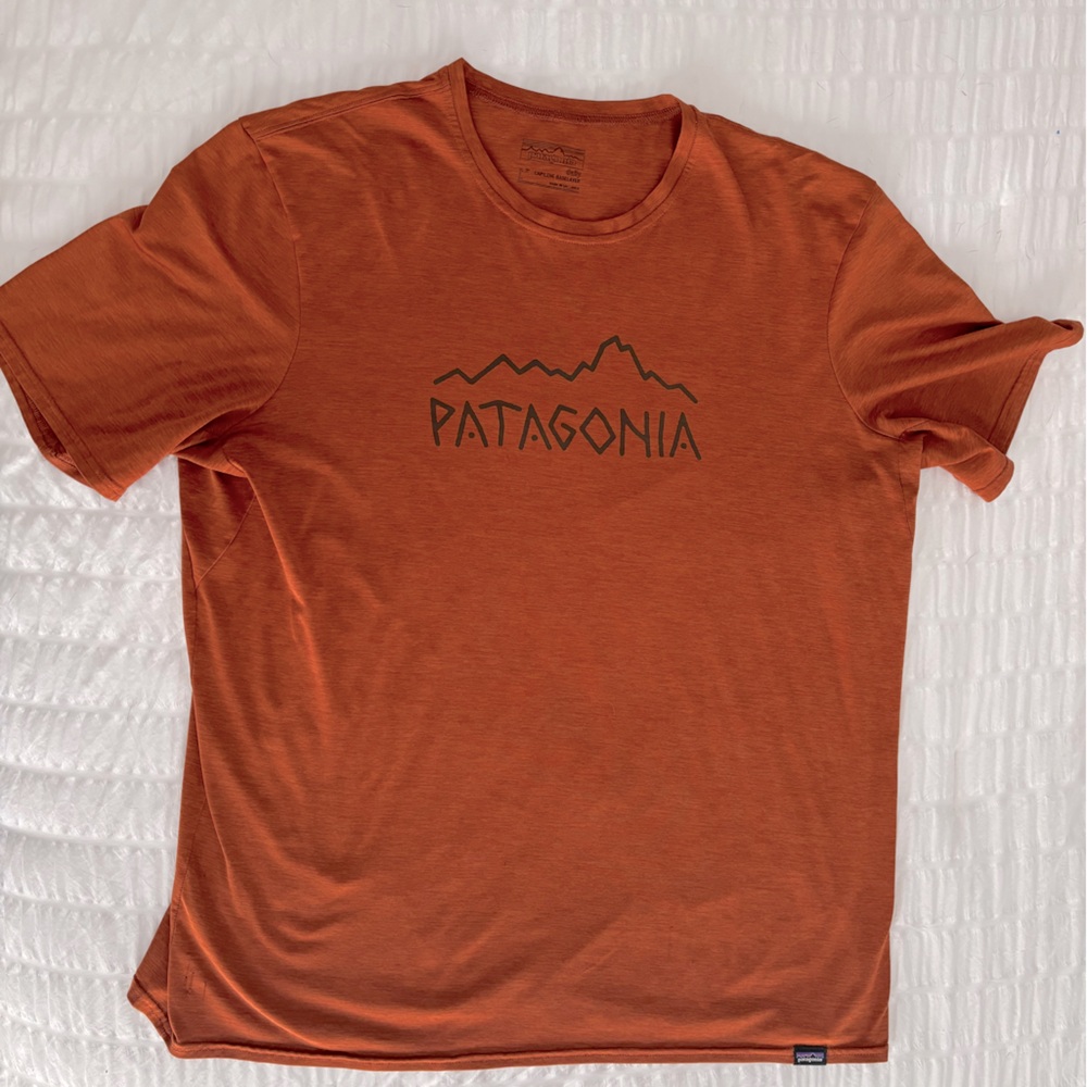 Patagonia Short Sleeved Capilene Cool Daily Graphic Shirt large